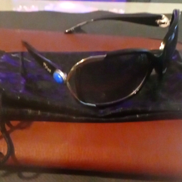 Dior Copacabana Black with Turquoise Vintage - Picture 8 of 8